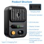 automatic dog bark deterrent ultrasonic training device