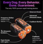 ultrasonic dog bark deterrent device portable dog training tool